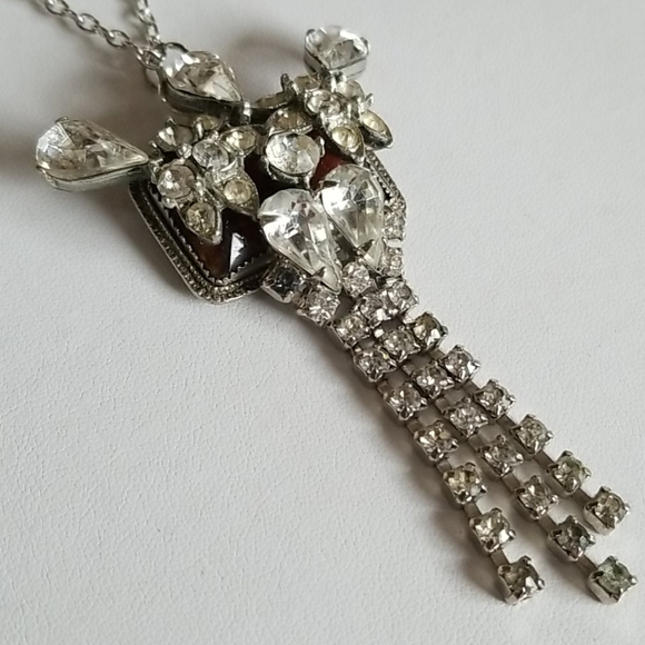 Repurposed Vintage Jewelry Assemblage Necklace - Picture 11 of 16